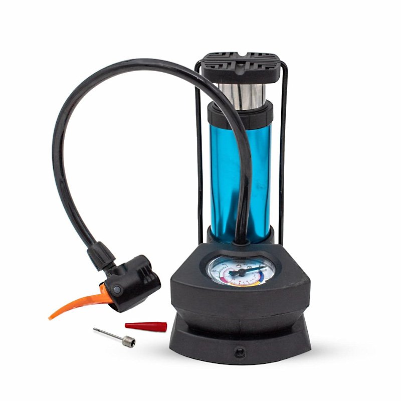 Pressure Mini Foot Pump with Precision Gauge