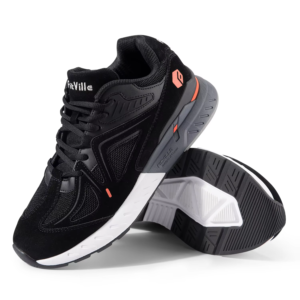 FitVille Men’s Walking Shoes Extra Wide Lightweight Sneakers for Flat Feet Arch Fit Heel Pain Relief Non-Slip Running Shoes